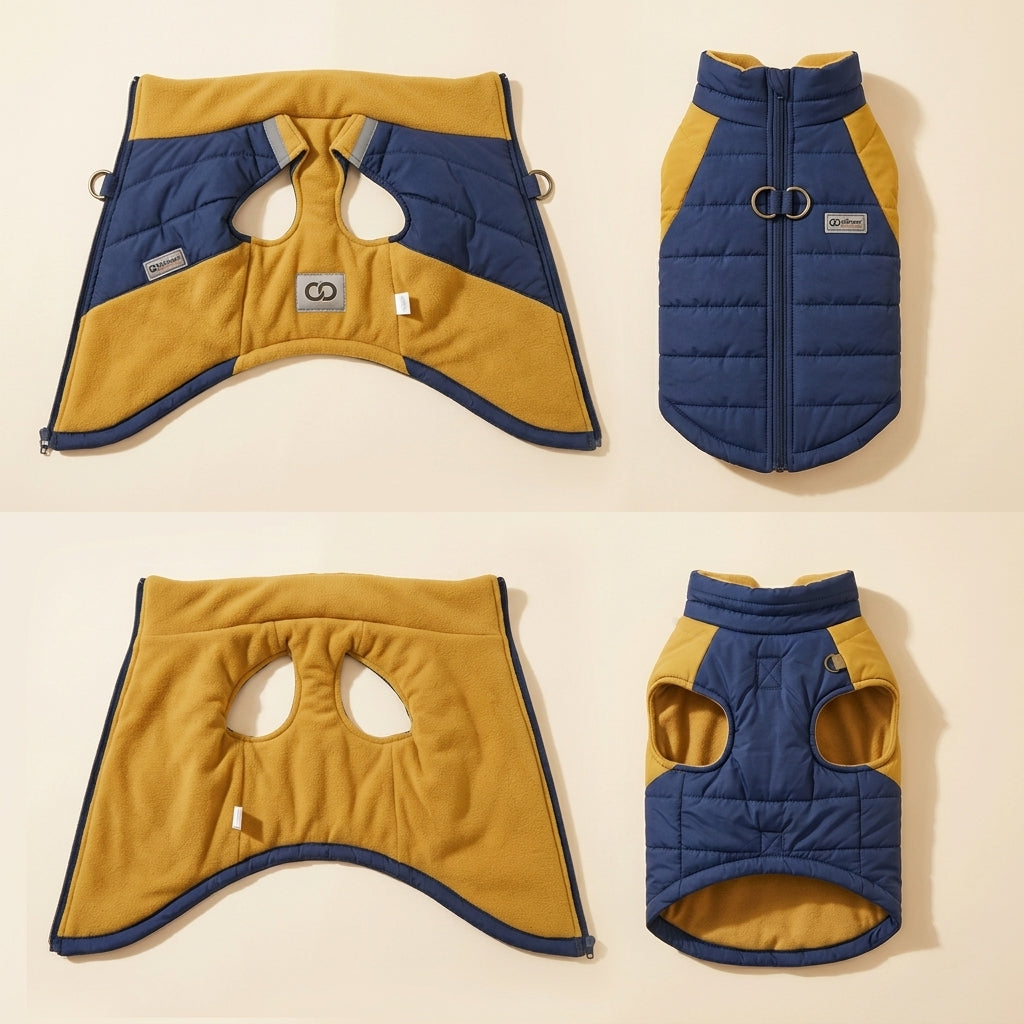 Waterproof Winterized Warm Jacket For Dogs