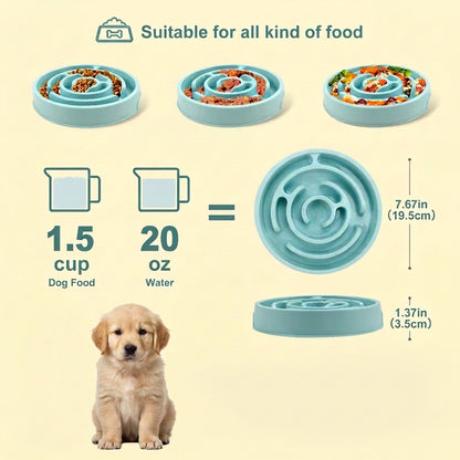 Slow Food Bowl - Non slip and Durable - Suitable all sizes