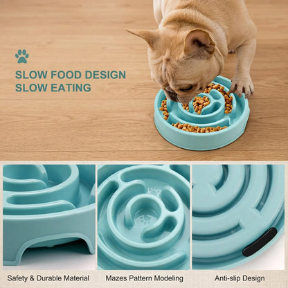 Slow Food Bowl - Non slip and Durable - Suitable all sizes