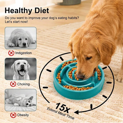 Slow Food Bowl - Non slip and Durable - Suitable all sizes